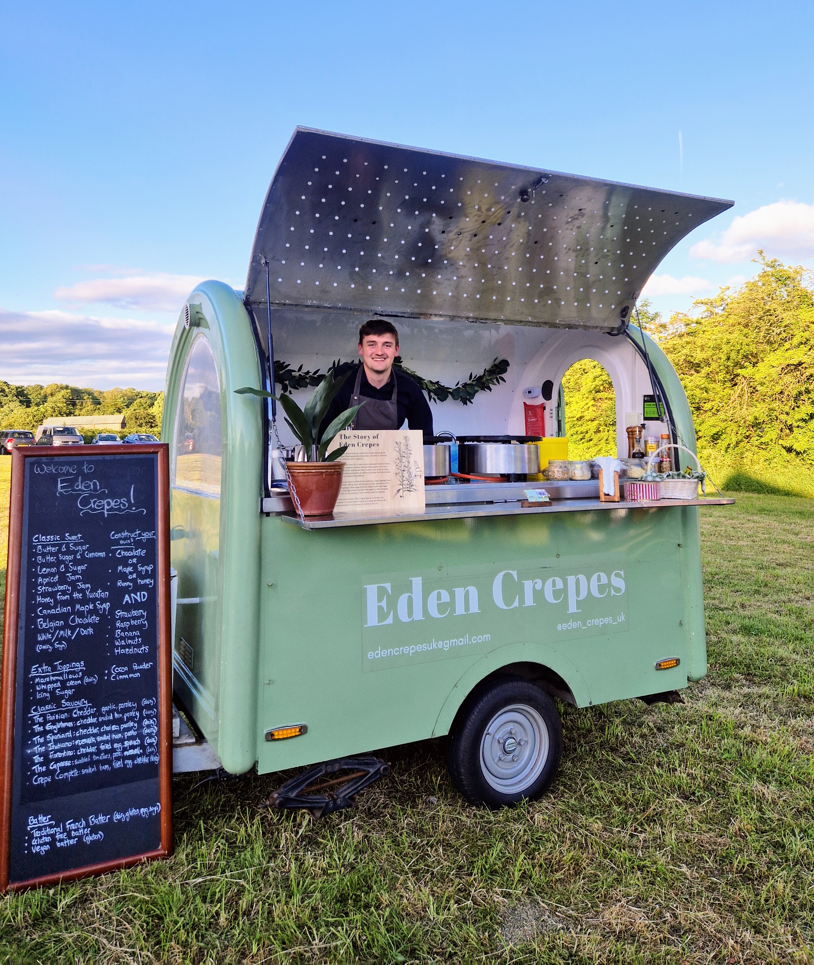 Eden Crepes at Thatchers Cider Somerset